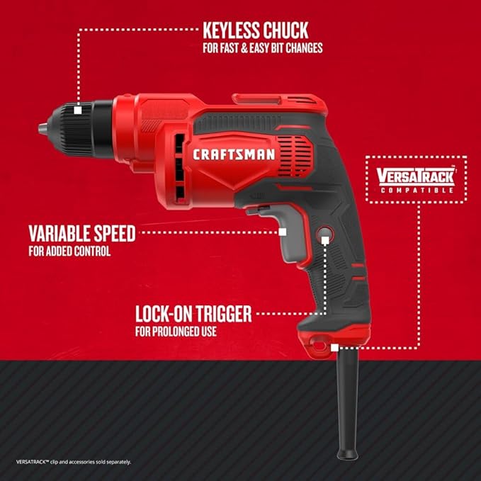 CRAFTSMAN 3/8-in Electric Drill/Driver (7 Amp) (CMED731)