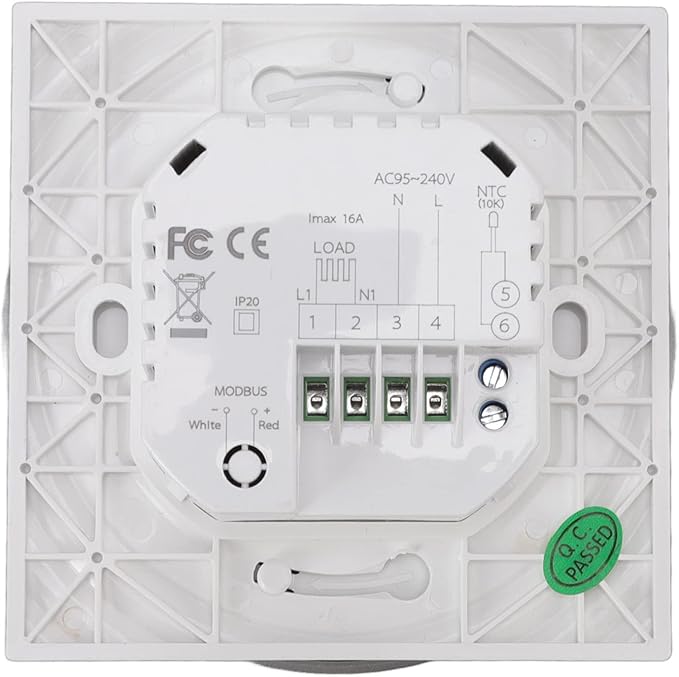 Generic Smart Thermostat Voice Control Electric Heating Systems Thermostat with WiFi, Phone APP Control for Power Failure