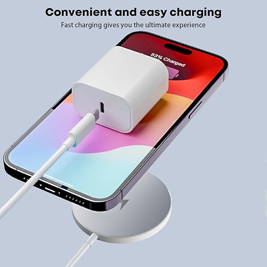 Magnetic Wireless Charger Fast iPhone Mag-Safe Charger for iPhone 16 Pro Max/16 Pro/iPhone15Pro Max/15 Plus/14/13/12/AirPods 3/2/Pro/Pro 2 Magnet Charging Pad Mag Safe Chargerwith Dual Charging Ports