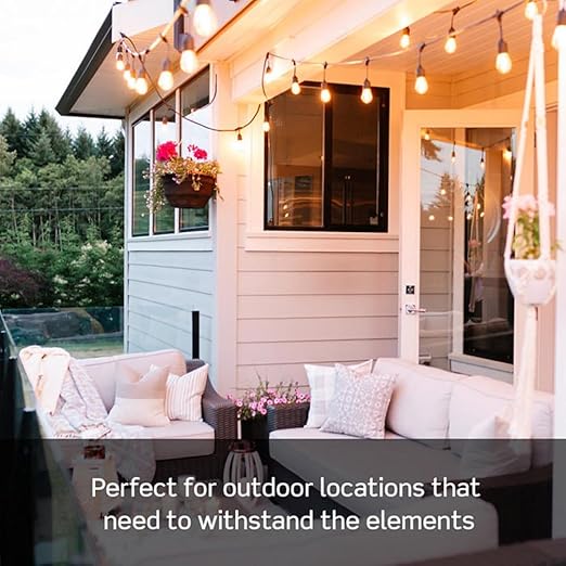 Leviton GFCI Weather-Resistant Outlet, 15 Amp, Self Test, Non Tamper-Resistant with LED Indicator Light, Outdoor Locations, GFWR1-W, White