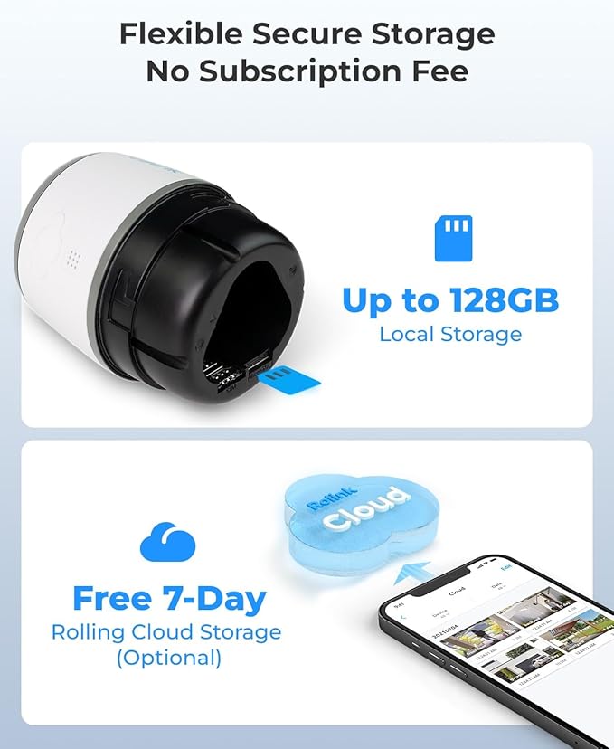 REOLINK 2K LTE Celluar Security Camera - 4G No WiFi, Rechargeable Battery, Wireless Solar Powered, 4MP Night Vision, 2-Way Talk, Smart Person/Vehicle Detection, Go Plus+Solar Panel, Updated Version