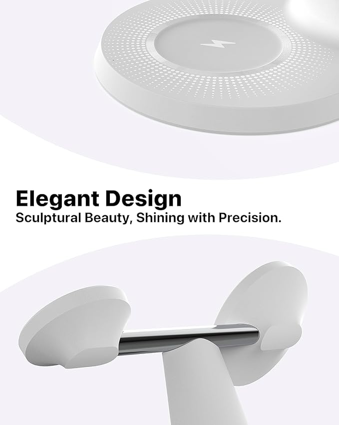 3 in 1 Wireless Charging Station for Apple Device: Fast Charging Station for iPhone and Watch with MagSafe, Stable Charger Stand for iPhone 12-16 & iWatch & AirPods