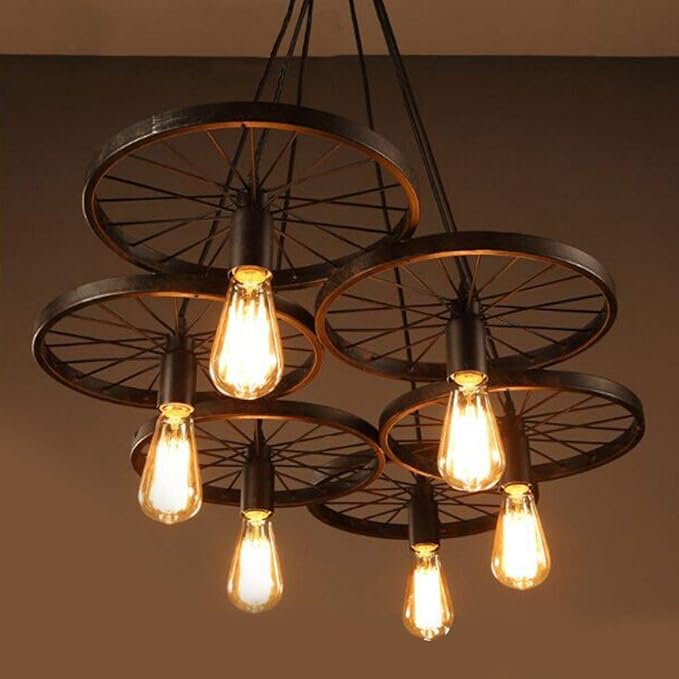 LED Edison Bulb 4W,Antique 40W Vintage Edison Bulb,E26 Light Bulb Non Dimmable Led Bulb 450 Lumens 2700K Warm White,Pack of 6