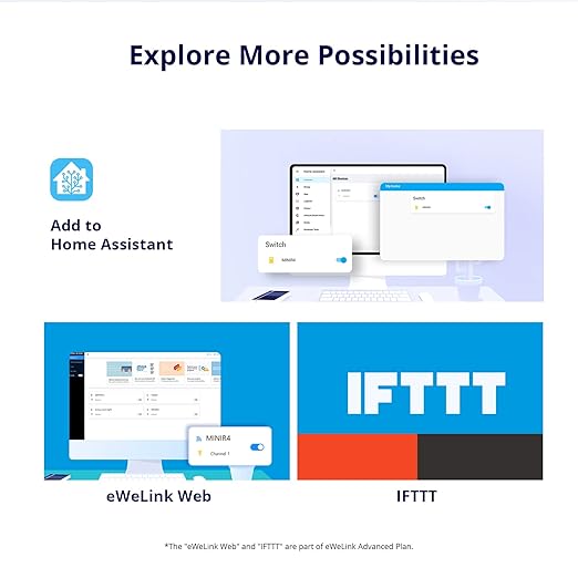 SONOFF MINIR4 Smart WiFi Light Switch,Universal DIY Module for Smart Home Automation Solution,1 Pack