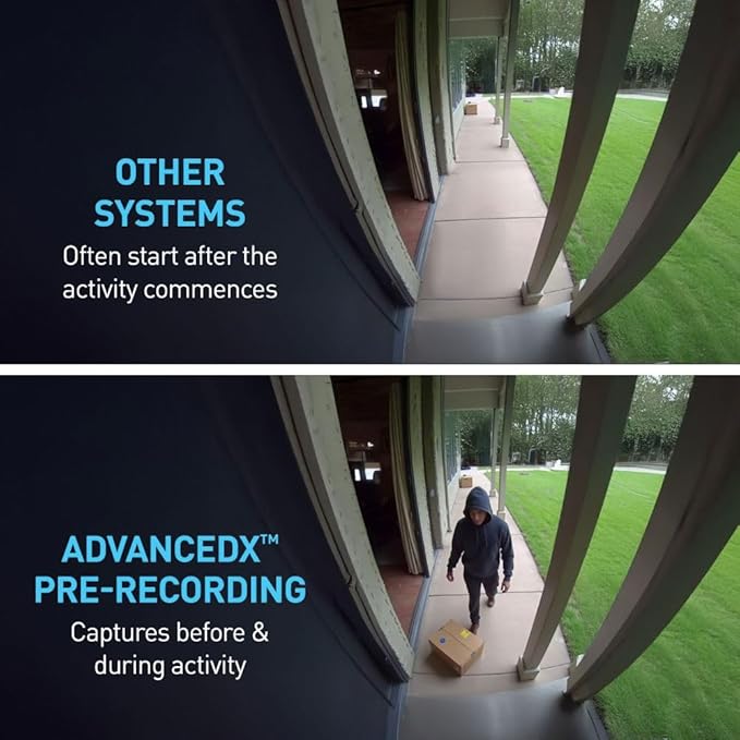 Swann AdvancedX™ Wired 4K Security Camera PoE Outdoor Dome, Color Night Vision, Smart AI Video Analytics/Alerts, Advanced Motion Detection