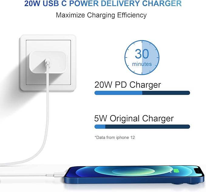 iPhone Charger Fast Charging 10FT iPhones 17 16 15 Charger 3 Pack Type C Chargers USB C Chargerwith iPhone Air 17/17 Plus/17 Pro/17 Pro Max/16/16 Plus/16 Pro/16 Pro Max/15/15 Pro Max/AirPods