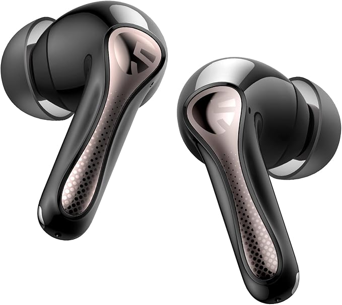 SoundPEATS Air5 Pro Adaptive Hybrid Noise Cancelling Wireless Earbuds, Qualcomm Snapdragon Sound, aptX™ Lossless, LDAC LE Hi-Res Audio, 6 Mics AI CVC 8.0 Call, 37H Playtime, IPX5 Waterproof, BT 5.4