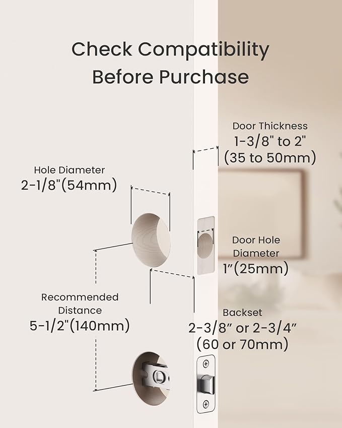 DESLOC Smart Lock D110 Plus, Fingerprint Keyless Entry Door Lock, Built-in Wi-Fi, App Remote Control, Smart Locks for Front Door, Keypad Deadbolt with LockVue Display, IP54, BHMA Grade 3, Black