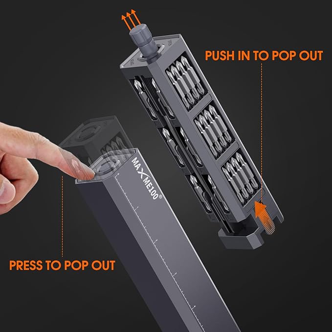 73 in 1 Precision Screwdriver Set, Small Mini Micro Screwdriver Set for DIY PC Computer Electronics, Magnetic Professional Repair Hand Micro Tool Kit, Reliable and Easy-to-Use