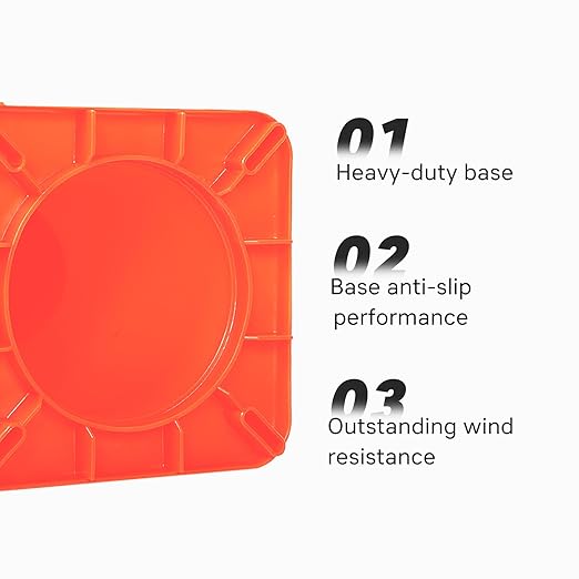 Traffic Safety Cone 28 Inches, with Reflex Collars of Parking Lots, Lane Road Traffic Control Construction Driving Safety Cone 10 Pack