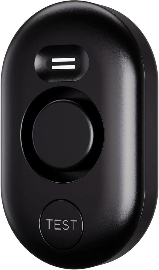 Water Leak Detector for Home, 100dB Water Sensor Alarm for Basement, Leakage Detection Device for Under Sink/Pipe/Drain Drip, Floor Flood in Bathroom/Kitchen/Toilet/Laundry Room, Model: WD61, Black