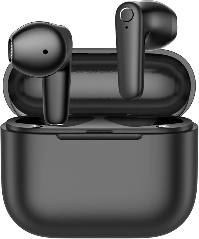 kurdene Wireless Earbuds Bluetooth Headphones,Bluetooth 5.4, 48H Long Playtime Ear Buds with Mics for Clear Calls, Deep Bass Stereo, in-Ear Earphone for iPhone Andriod Phone