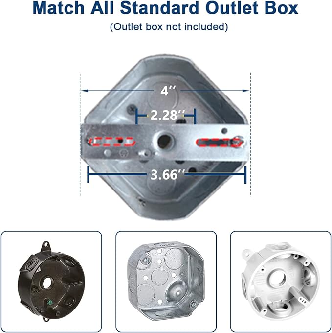 EMANER Motion Sensor Light Outdoor, Dusk to Dawn Floodlight 5000K, 4-Mode Security Light 2800lm Waterproof, 120V Eave Mount Spotlight for Porch Garage Backyard (1Pack, Black)