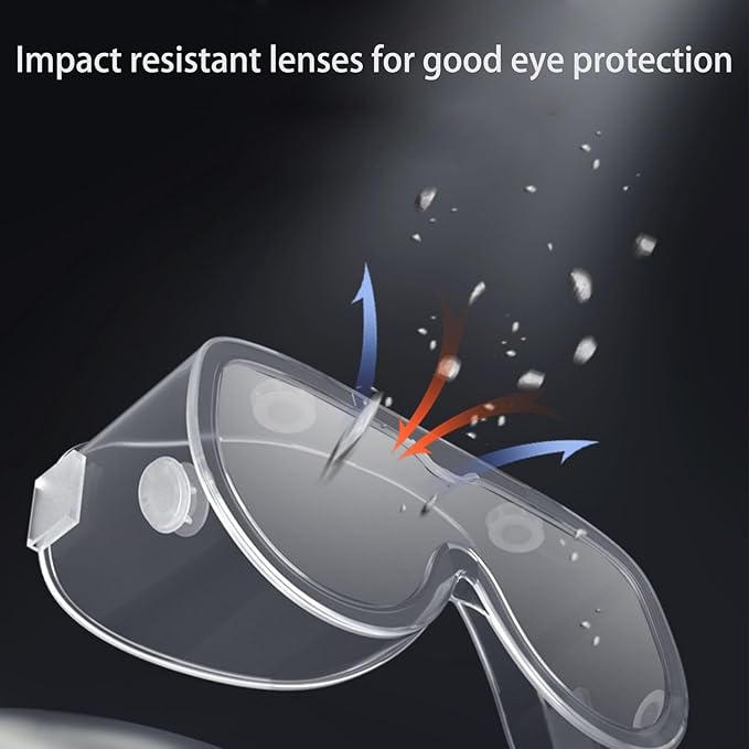 5 Pieces Kids Safety Goggles, Lightweight Polycarbonate Lenses and PVC Frame, Eye Protection for Kids