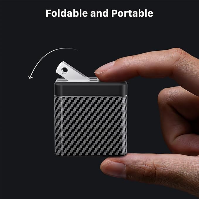 INVZI GaNHub 45W USB C GaN Charger, 2 Ports Foldable PPS Fast Charger Supports Super Fast Charging for Samsung Galaxy S24 Ultra/S23, iPhone 16/15, iPad Pro, Pixel