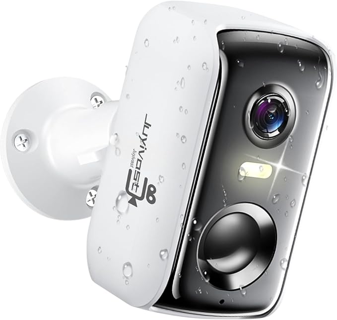 Security Cameras Wireless Outdoor,WiFi Cameras for Home Security with AI Motion Detection Spotlight Siren,Battery Powered Cam,2K Color Night Vision,2-Way Talk,IP65 Waterproof,Works Alexa