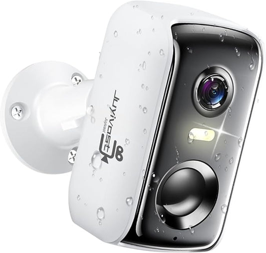 Security Cameras Wireless Outdoor,WiFi Cameras for Home Security with AI Motion Detection Spotlight Siren,Battery Powered Cam,2K Color Night Vision,2-Way Talk,IP65 Waterproof,Works Alexa