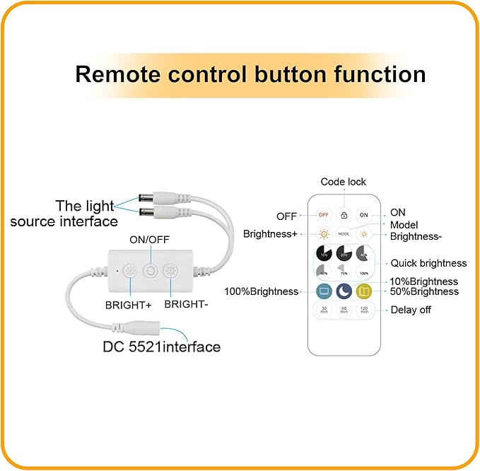 COB LED Strip Lights Warm White,24V Dimmable led Light Strip KIT with Remote and app Control,3000K 50FT/15m 8mm Wide Ra>90 Cuttable Flexible Strip Lights for Bedroom,Shelf,Cabinet