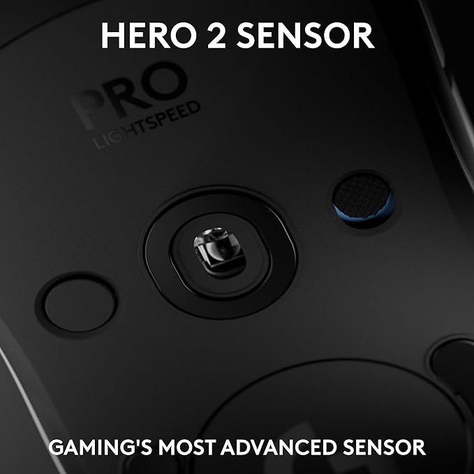 Logitech PRO 2 Lightspeed Wireless Gaming Mouse, White | Hero 2 Sensor, 44k DPI, 8 Programmable Buttons, LIGHTFORCE Switches, RGB Lighting, Lightweight, PC/Mac | with Signature Series Charging Dock