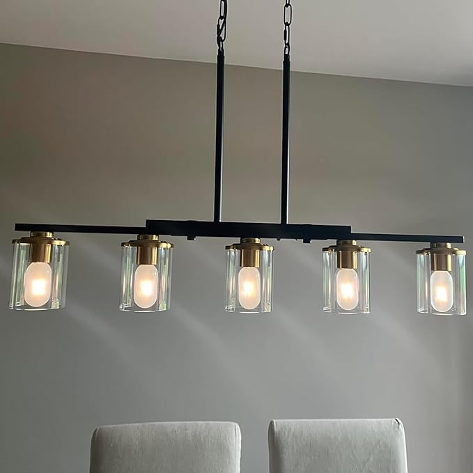 Leools E26 LED Bulb 6W Equivalent e26 led Bulb 60 Watt Dimmable Daylight 4000K Frosted Glass E26 Edison Bulb AC120V 600lm Tubular T14 T45 LED Bulb for Pendant, Sputnik,Vanity,Chandeliers Pack of 6