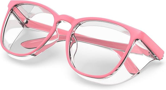 Stylish Safety Glasses, Clear Anti-Fog Anti-Scratch Protective Glasses For Men And Women