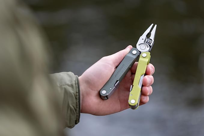 LEATHERMAN, Rebar Multitool with Premium Replaceable Wire Cutters and Saw, Mossy Slate with Nylon Sheath