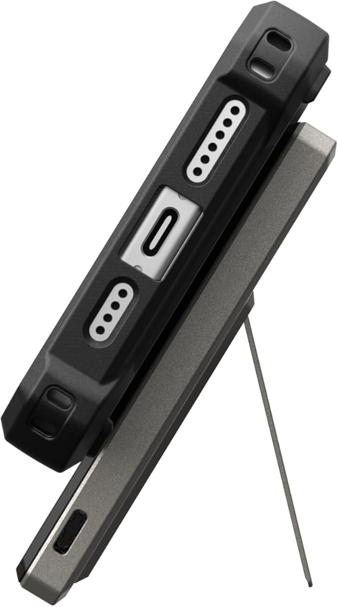 URBAN ARMOR GEAR UAG 5000mAh Power Bank SRGE 20W USB-C Slim Magnetic Wireless Portable Charger Fast Charging Battery Pack w/Kickstand Compatible with iPhone 16, Samsung Galaxy S25, Titanium