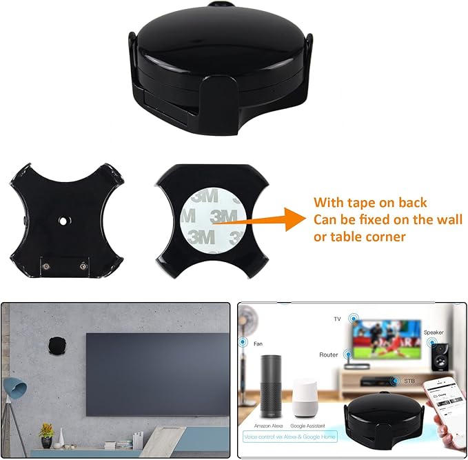 IR Remote Control Universal-Hub with Temperature Humidity Sensor,Upgraded Smart Home Automation WiFi Infrared Blaster for TV Air Conditioner STB Audio,Compatible with Alexa,Google Home