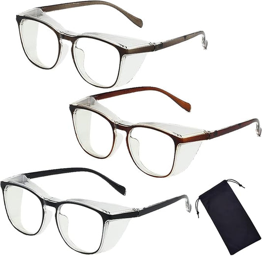 Safety Glasses for Men Women, Anti Fog Safety Goggles Comfortable Blue Light Blocking UV Protective Adult Nurse