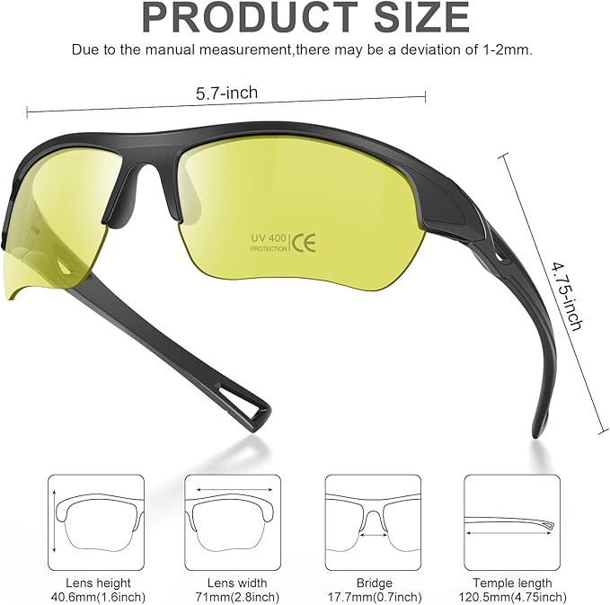 12 Pack Safety Glasses, UV Protective Eyewear, ANSI Z87.1 Impact Resistant Anti-Scratch Safety Goggles for Men Women