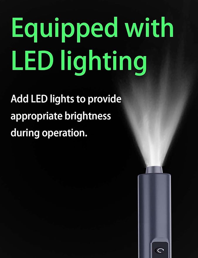 Mini Electric Screwdriver, With LED light and screen，Precision Screwdriver Set, Magnetic Storage, Electric Screwdriver for Electronics Phone Camera Laptop Watch - Grey