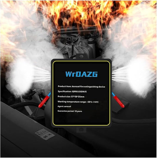 Light and small automatic fire extinguisher, environmentally friendly and clean, car fire extinguisher, automatic fire extinguisher, suitable for electric box, ship cabin, car, ABCEF fire extinguisher