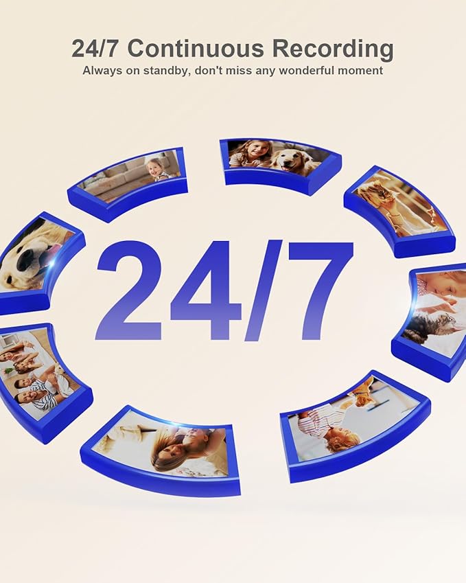 usogood 2.5K Indoor Camera for Home Security, 360°Pet Camera Indoor with Phone App,Support 5G/2.4Ghz WiFi, Auto Motion Tracking Detection,2-Way Audio,Compatible with Alexa,Best Gift（2-Pack ）