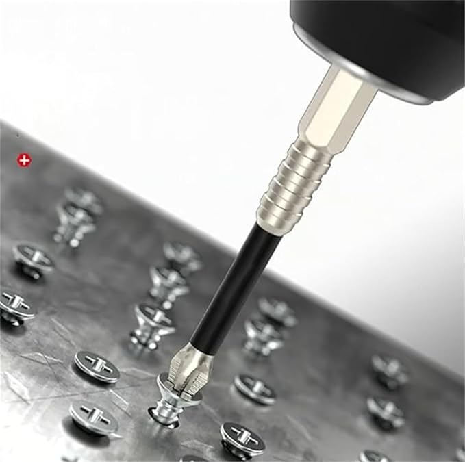High-Magnetic Screwdriver Drill Bit,k5 impact resistant non slip bit,Strong Magnetic Durability Screwdriver Drill Bit Set,Anti-Slip Magnetic Electric Screwdriver Set,25 50 65 70 90 150mm (1Set)