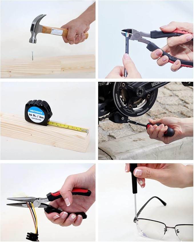 245 Piece Home Tool Kit for Home, Office, Mechanic, Men, Car, Automotive, Hand Tool Kit and as A Gift