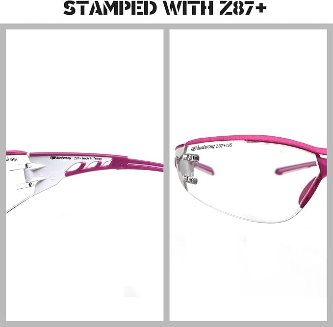 Super Flexible Lightweight Anti Fog Wrap-Around U6 Clear Shooting Safety Glasses with ANSI Z87.1 Scratch Resist