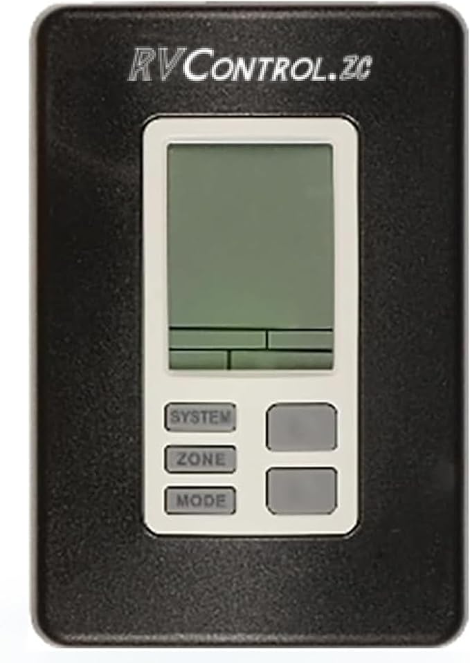 9330A3341 Digital Thermostat,Compatible with Coleman Mach 9330-33 Series Multiple Zone RV Digital Thermostat,12V Wall Mount Thermostat for RV - Hot/Cool Temperature Control, Black