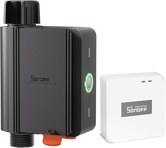 SONOFF Sprinkler Timer Zigbee 3.0 Smart Sprinkler Controller and Zigbee Bridge Pro Hub, ZigBee 3.0 Smart Gateway, SWV-NH and ZB Bridge-P