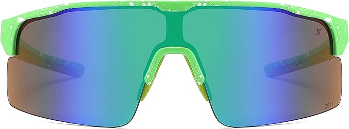 X Power ANSI Z87+ Safety Shield Sunglasses Impact Resistant Polycarbonate Lens & Frame (Made In Taiwan)