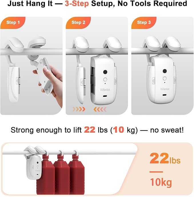 Automatic Curtain Opener - Electric Curtains with Remote Smart Curtain Opener Electronic for Roman/U/T Rails, Bluetooth Curtain Opener with App/Timer, Compatible with Alexa and Google Home