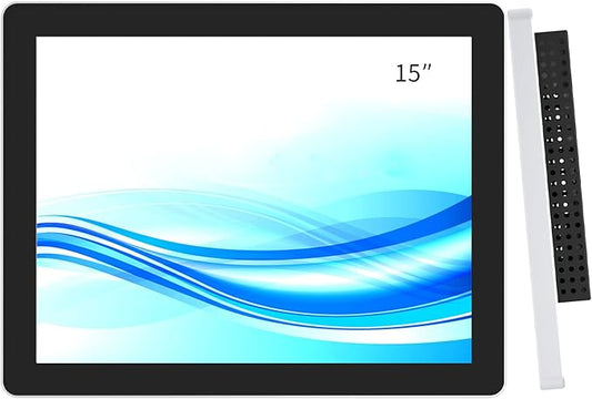 GreenTouch 15 Inch Aluminum Frame Wall Touch Screen LCD Monitor Open Frame LCD Touch Panel - HDMI/VGA/DVI-1024 * 768 @60Hz