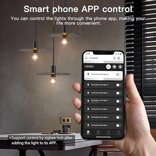 GLEDOPTO ZigBee 3.0 Triac AC Dimmer Switch Mini LED Dimmable Switch 400W Max Push Button Smart App Voice Control Work with H/ue Alexa Conbee II Homey Zigbee2mqtt Home Assistant (Hub Required)