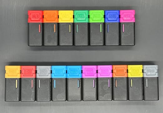 16-Inch Rivet Nut Tool Kit, with17 Metric and SAE Mandrels, 256Pcs Assorted Rivet Nuts, and Rugged Carrying Case