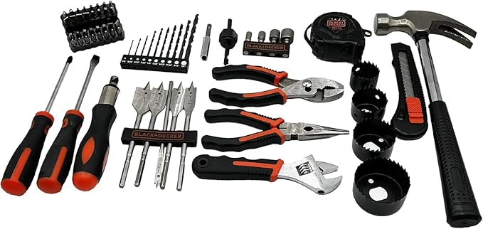 BLACK+DECKER 65 Piece Home Repair Tool Set with Tool Bag
