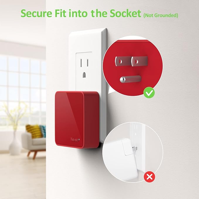 Nekmit USB C Charger, Thin Flat 52W 4-Port Fast Wall Charger with Two 20W Power Delivery and 2 USB Port for iPhone 13/13 Mini/13 Pro/13 Pro Max, Galaxy, Pixel, iPad Pro, AirPods Pro and More, Upgraded