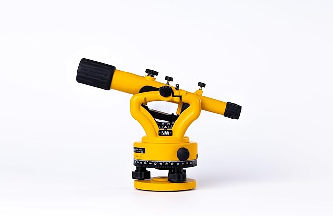 NSLP500C Leveling Device with Tripod, Carrying Case & Grade Rod, ±0.3mm/m Accuracy, Digital Display, Durable Construction