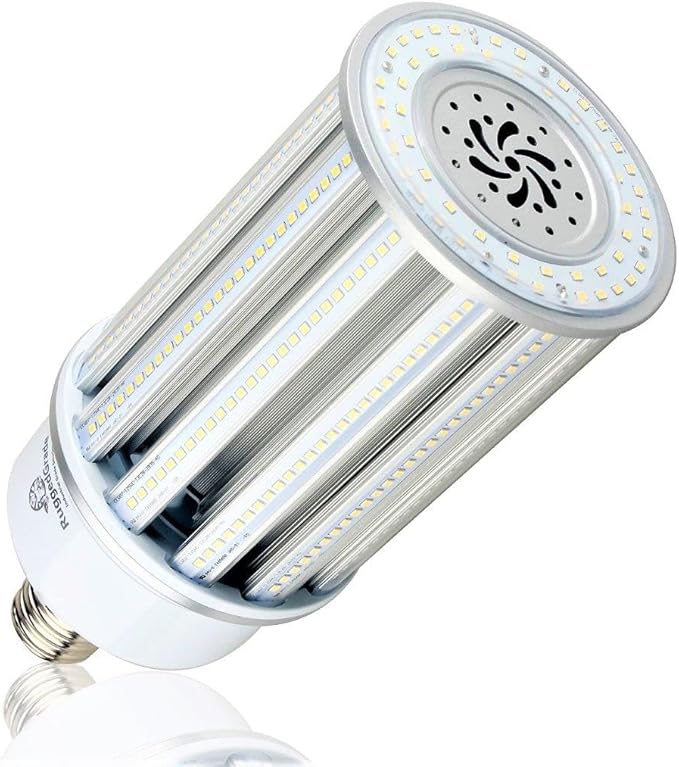 RuggedGrade Aries Series 125W LED Corn Bulb | 16,250 Lumens | 4000K | E39 Base | 6KV Surge Protection | Energy Efficient LED Bulb | DLC 5.1 Premium