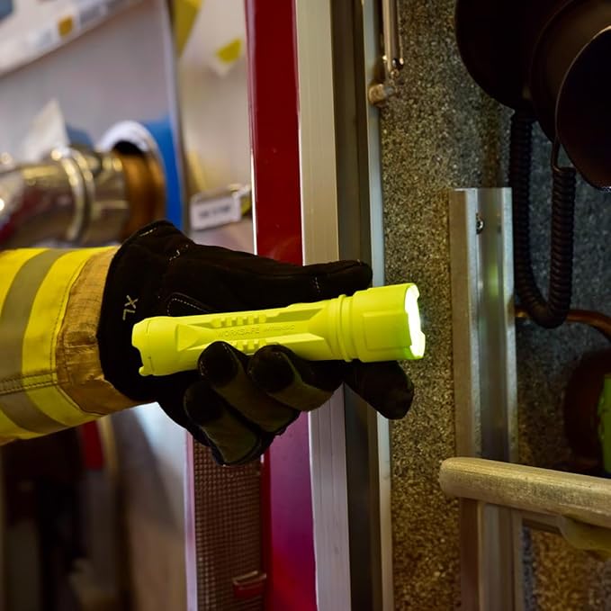 Bright Star Razor LED Flashlight 2-Pack Bundle,Intrinsically Safe, Waterproof, 14,000 Candela, Super Bright Rugged Flashlight for Work,Emergency, Outdoor, Batteries Included, Made in USA!