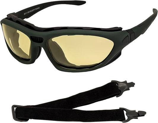 Anti-Fog Safety Motorcycle Riding Sunglasses Foam padded Goggle, Dustproof, Windproof, Hunting, Hiking, Golfing