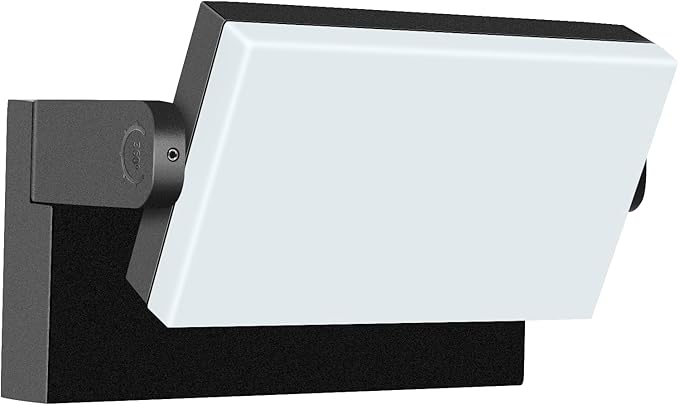 3CCT LED Outdoor Wall Lights, 4800LM, 360° Adjustable, 3 Color Modes, IP66 Waterproof, Security Wall Pack Flood Lights for Garage, Porch, Patio, Black